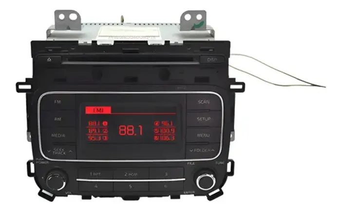Radio Som Am Fm Cd Mp3 Painel Kia Cerato 2014 Original Preto