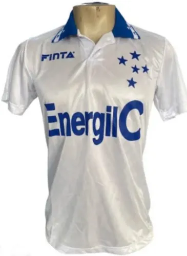 Camisa retrô cruzeiro branca 1996 