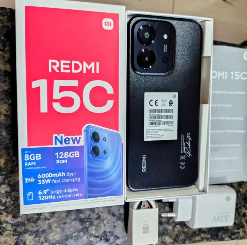 VENDO UM CELULAR DA XIAOME REDMI 15C 128GB 8 DE RAM LACRADO NA CAIXA ?