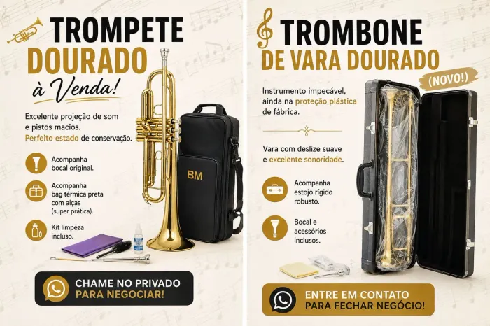 Kit Trombone e trompete