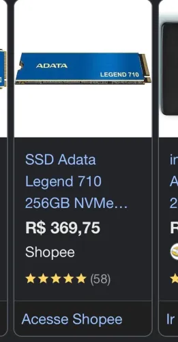 SSD Adata Legend 710 256GB