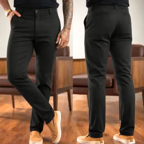 Calça Sarja Esporte Fino Preta