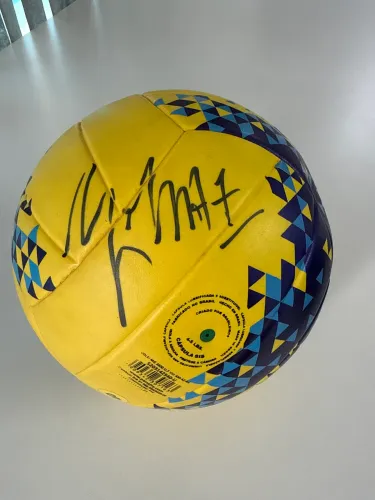 Bola volley autografada Giba