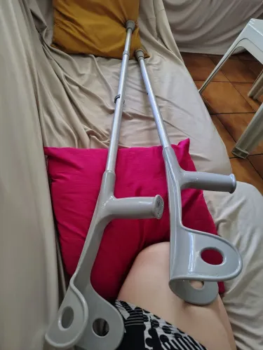 Muletas de aluminio