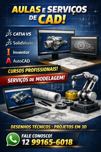 AULAS E SERVIÇOS DE CAD PROFISSIONAIS