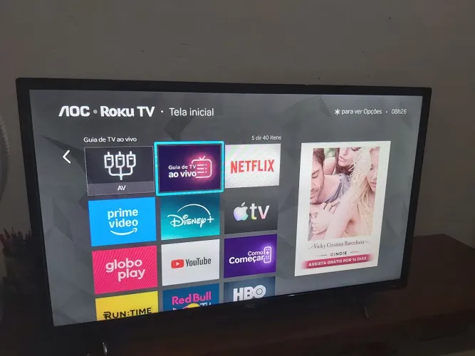 VENDO OU TROCO TV AOC 32 SMART.