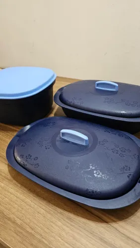 Jogo 3 peças tupperware - excelente estado