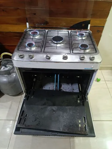 Fogão 5 bocas mesa de inox entrego grátis