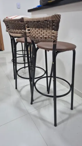 4 BANQUETAS PARA BANCADA