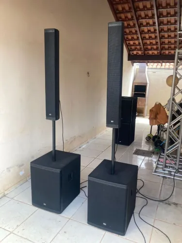 Caixas de Som Ativa Line Vertical com Sub BLG
