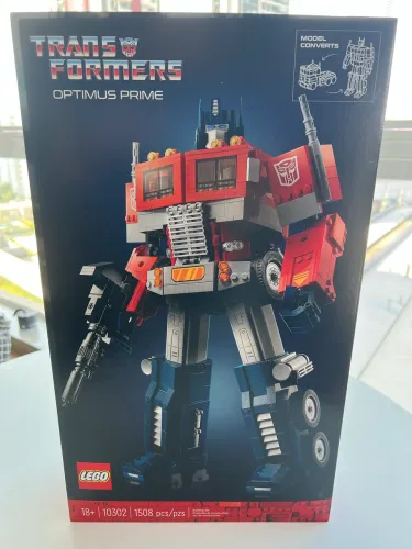 Lego Icons 10302 Transformers Optimus Prime Lacrado