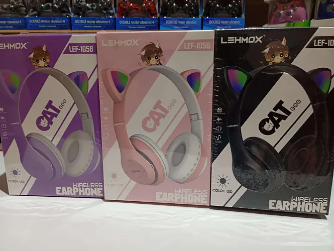 FONE BLUETOOTH ORELHA DE GATO