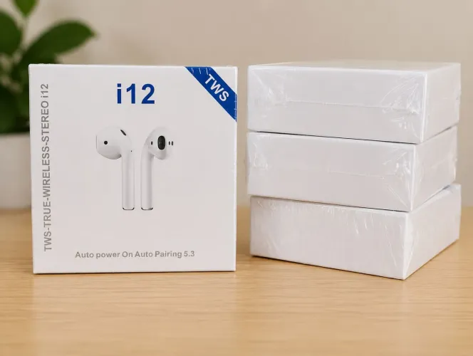 ? Fone Bluetooth TWS i12 NOVO E LACRADO - Ótimo Preço!