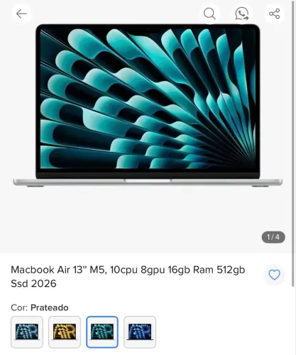 VENDO MACBOOK AIR NOVO NA CAIXA