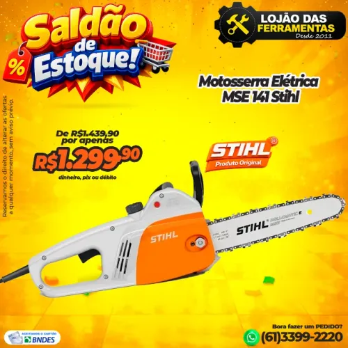 Motosserra Elétrica MSE 141 Stihl