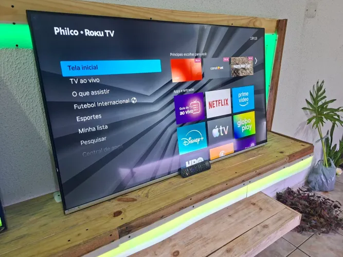 60 POLEGADA SMART 4K SISTEMA OPERACIONAL ROKU TV SUPER RAPIDA BORDA INFINITA R$1.850