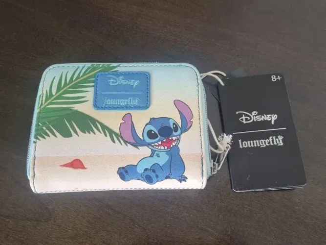 Carteira Original Disney Lougefly. Stitch. Com Zíper. Nova!