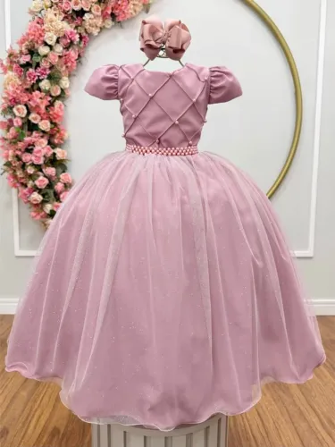 Vestido longo infantil