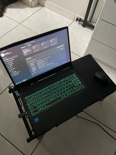 Notebook msi i7 11800h rtx 3070(8gb) 16gb ram 500gb ssd sem bateria + brindes