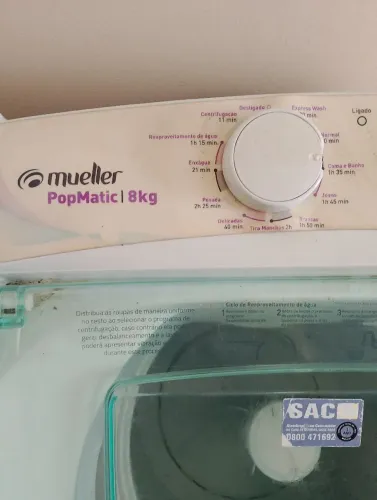 Máquina de lavar roupa 8kg