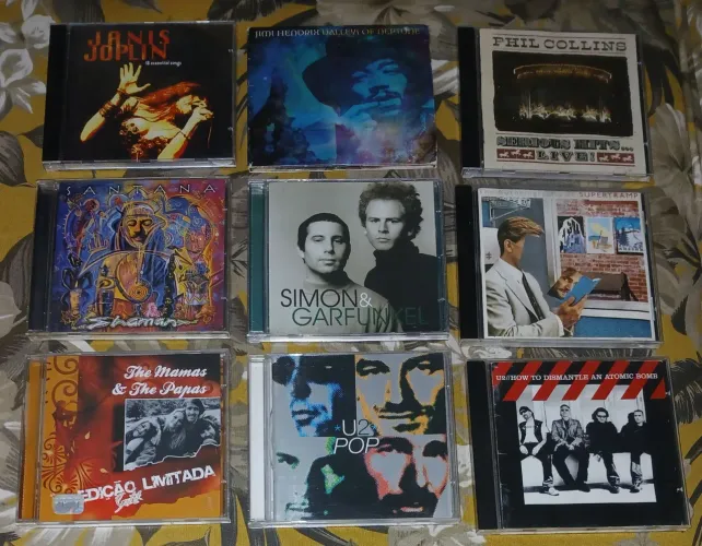 SALDÃO: Lote de 9 Cds Rock Internacional