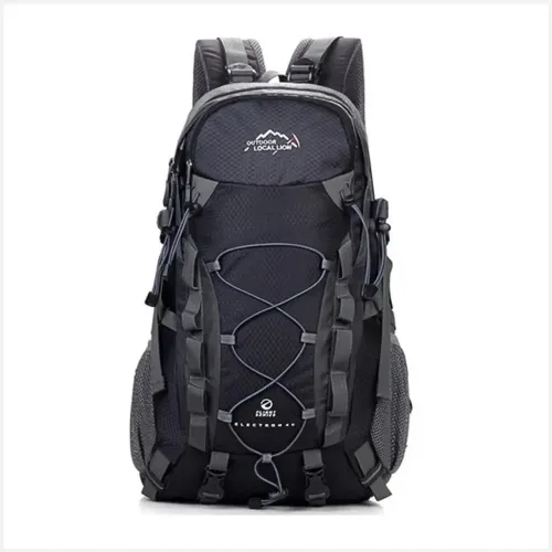 Mochila Trilha Camping 40l Masculina Feminina Impermeável Cor Preto
