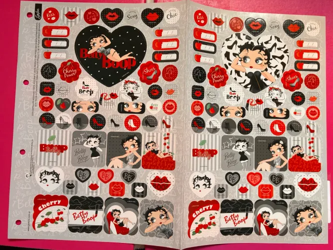 Divisórias de Fichário Betty Boop