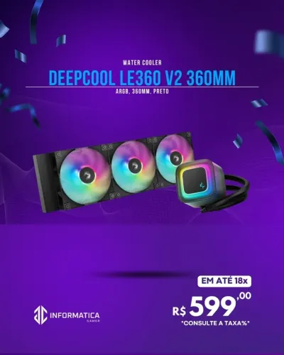 WATER COOLER DEEPCOOL LE360 V2 360MM