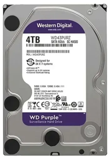 HD 04Tb Western Digital p/ CFTV Novo