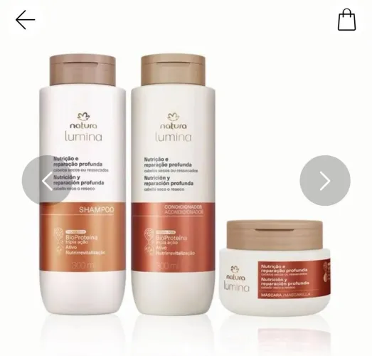 Kit nutrição Natura