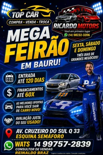 Mega feirão compre seu carro hj