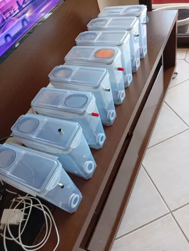 Potes herméticos para filamento impressora 3D