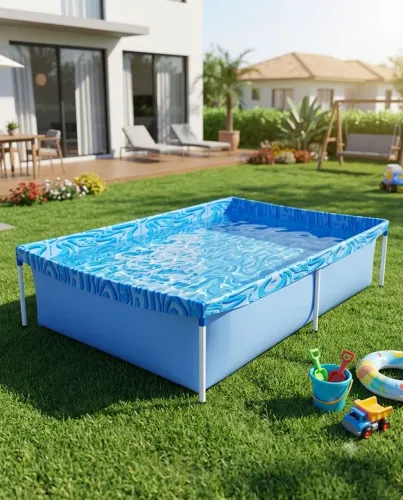 Piscina para criança - mil litros de água - montável em qualquer lugar de casa