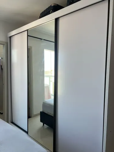 Guarda roupa 3 módulos 100% mdf