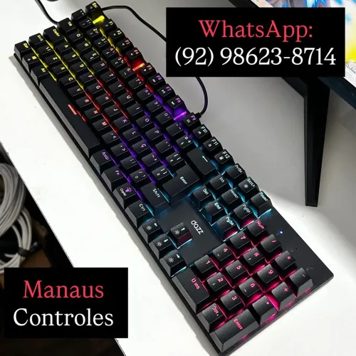 Teclado Mecânico Orion Essential Switch Blue Iluminação Rgb com 12 Modos 