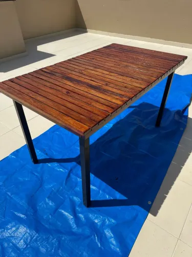 Mesa de madeira 1,40x0,80