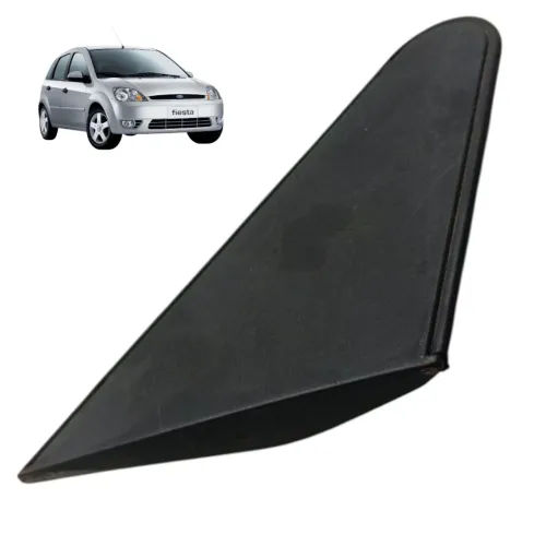 Acabamento Direito Paralama Retrovisor Ford Fiesta 2003 2004 Preto