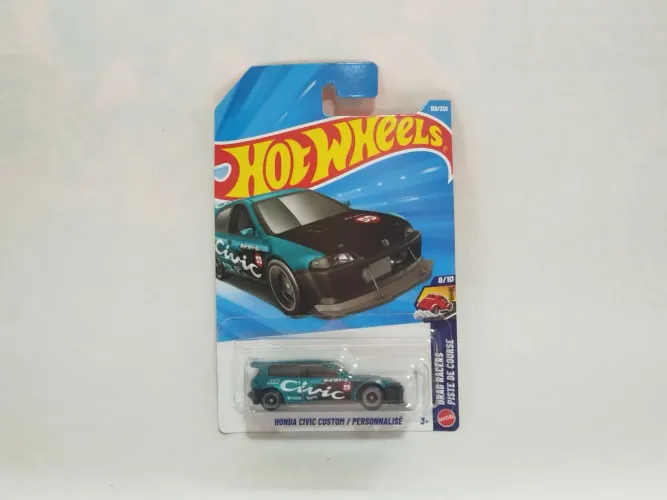 Hot Wheels - Honda Civic Custom Personnalise - 1:64