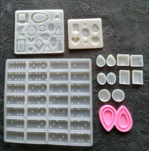 Kit formas de silicone para artesanato