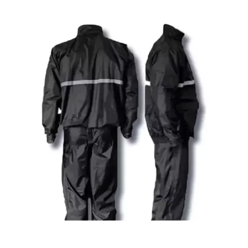 Conjunto Capa de Chuva Impermeável para Motoqueiro e Ciclista com Faixa Refletiva