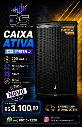 Vende-se Caixa Ativa J&F PS15J