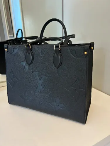 Bolsa Louis Vuitton On The Go MM Preta