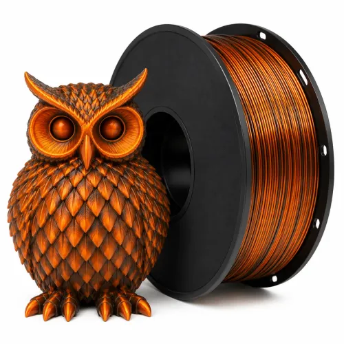 Filamento PLA MasterPrint Laranja/Preto