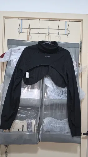 Cropped manga longa Nike