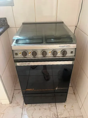 Fogão 4 Bocas - Brastemp Quality II com Sistema Broiler e Forno Autolimpante