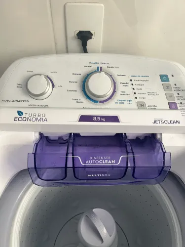 Máquina de Lavar Roupas 8,5kg JET&CLEAN Turbo Economia - Funcionando Perfeitamente!