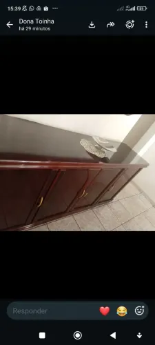 Conjunto de jantar com mesa,cadeira e aparador buffet