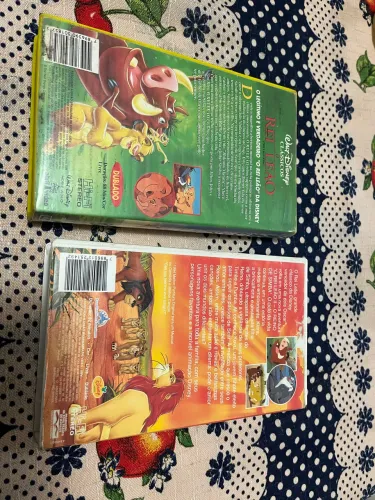 Duas fitas VHS Rei Leão