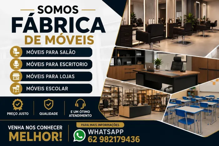 MÓVEIS PARA SALÃO MÓVEIS PARA LOJAS MÓVEIS ESCOLAR MÓVEIS PARA ESCRITORIO *