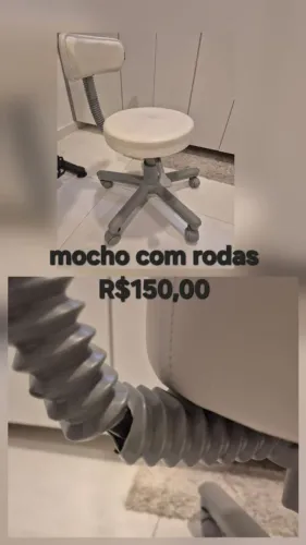 cadeira mocho com rodas